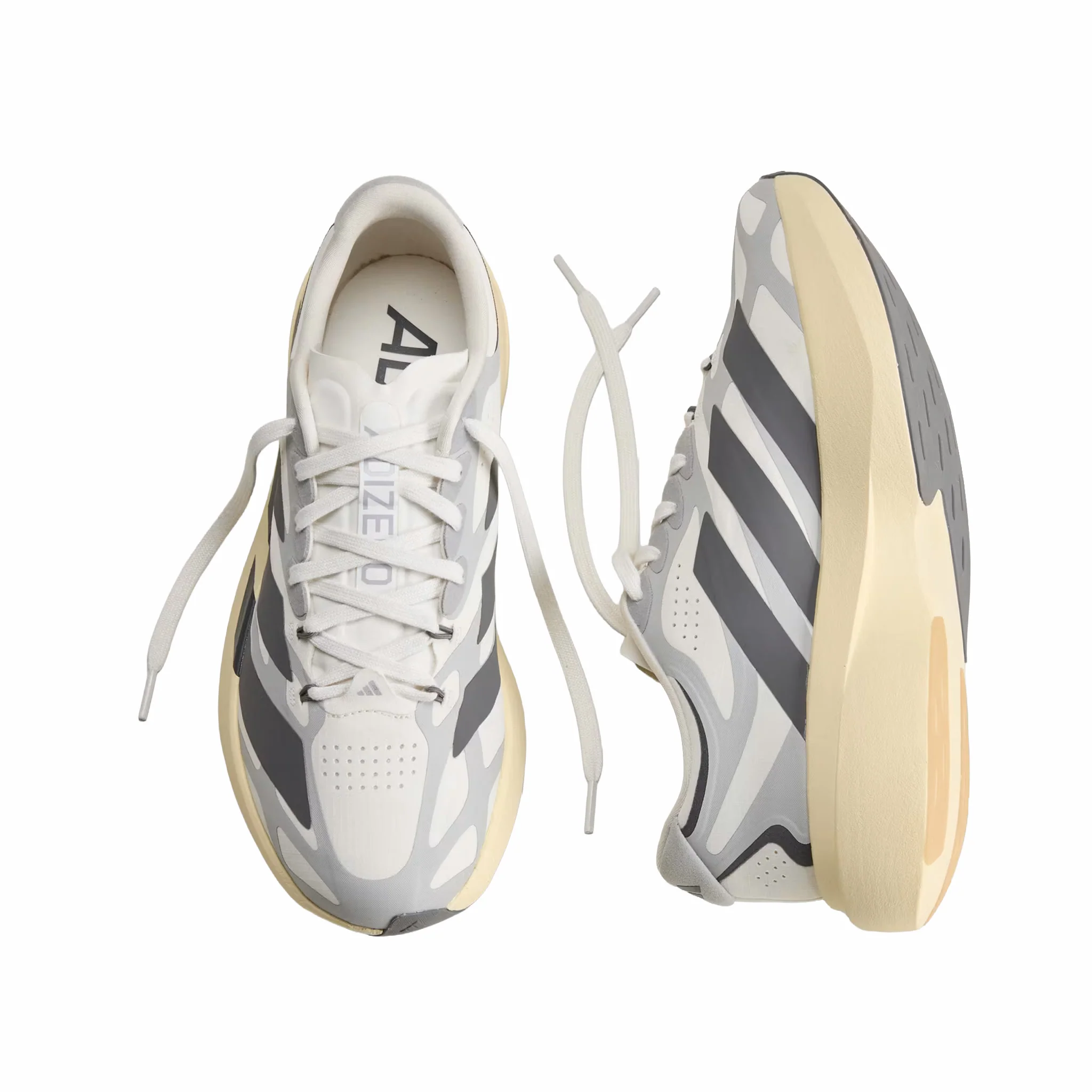 Adidas Men's Adizero EVO SL EXO (Core White/Utility Black/Grey Two) - Image 2
