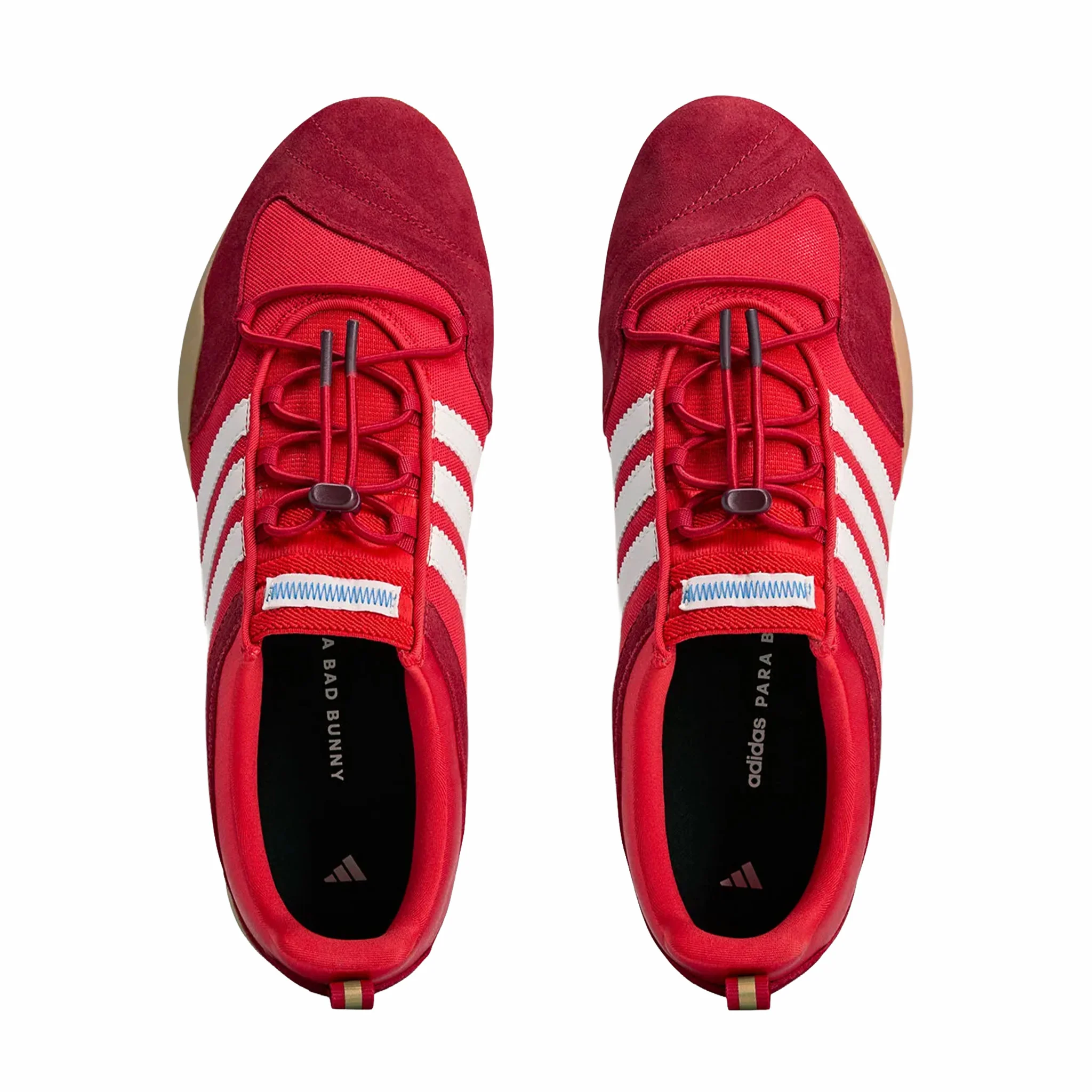 Adidas x Bad Bunny Unisex Ballerina “Flamboyan” (Vivid Red/Chalk White/Power Red) - Image 4