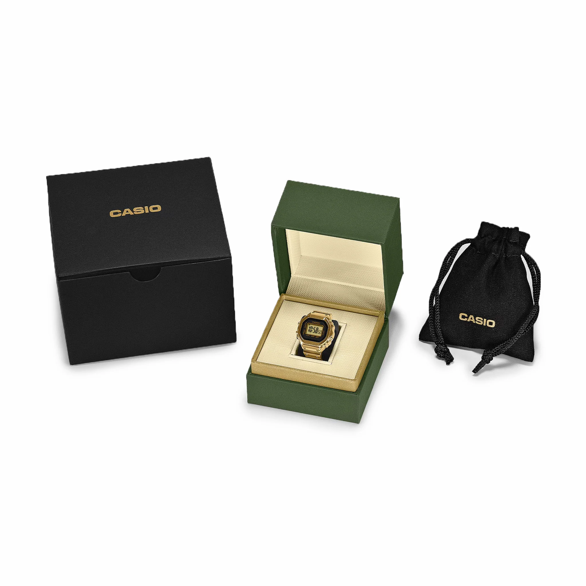 Casio Ring Watch - CRW001G-9 (Gold) - Image 4