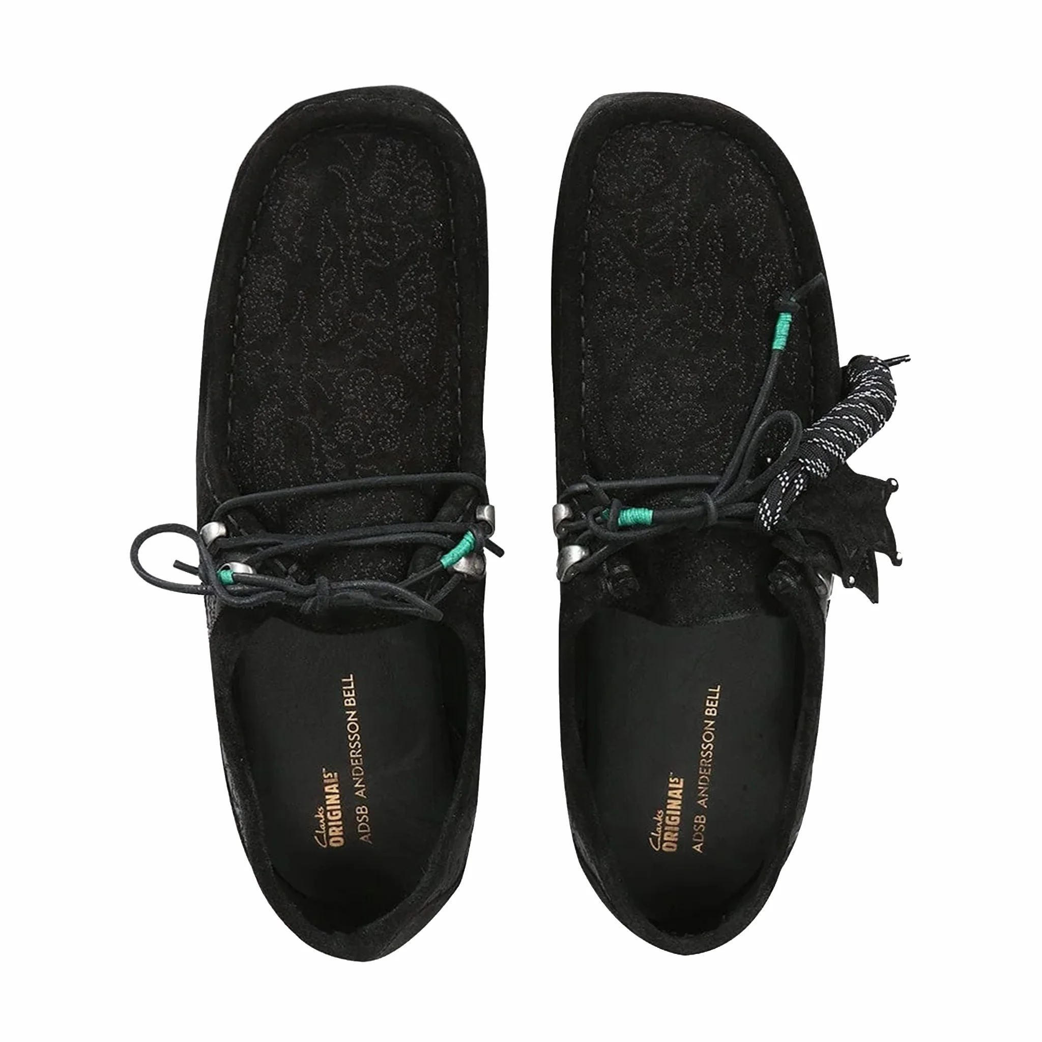 Clarks x Andersson Bell "ADSB" Wallabee Embroidery (Black) - Image 3