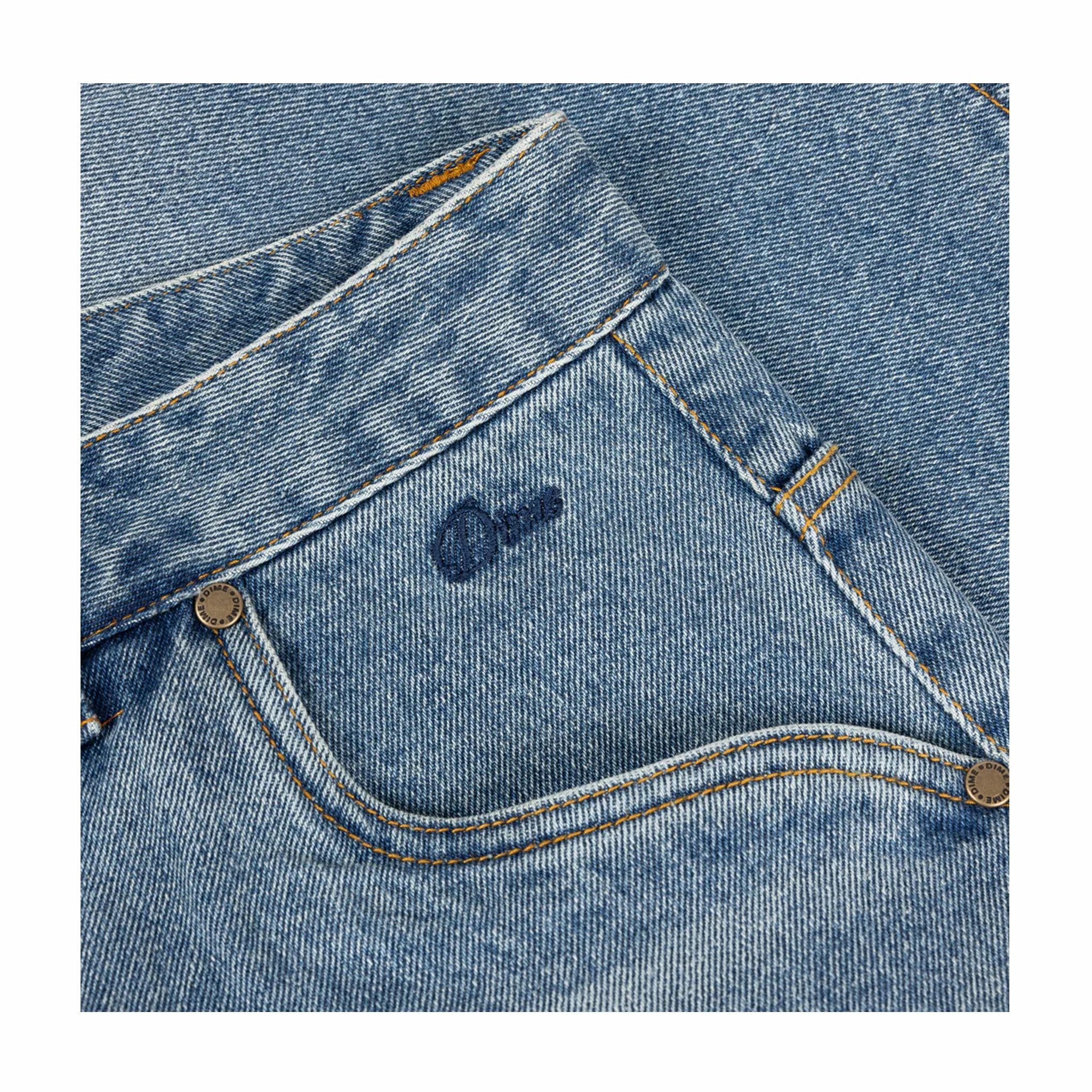 Dime Baggy Denim Pants (Sandblasted Indigo) - Image 2