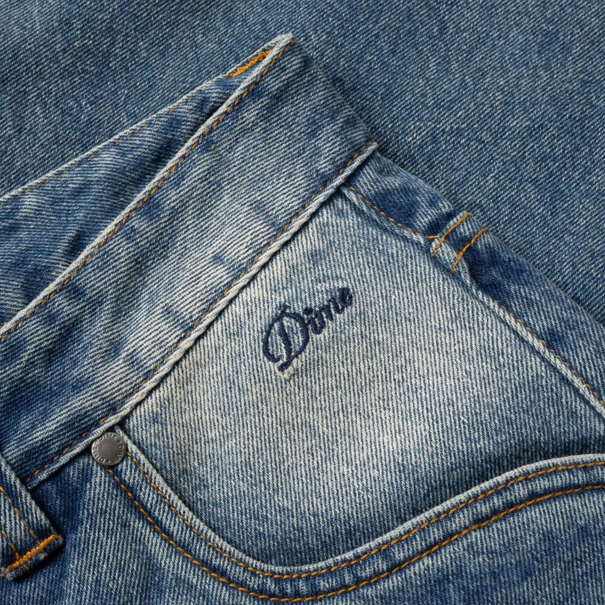 Dime Relaxed Denim Pants (Sandblasted Indigo) - Image 3