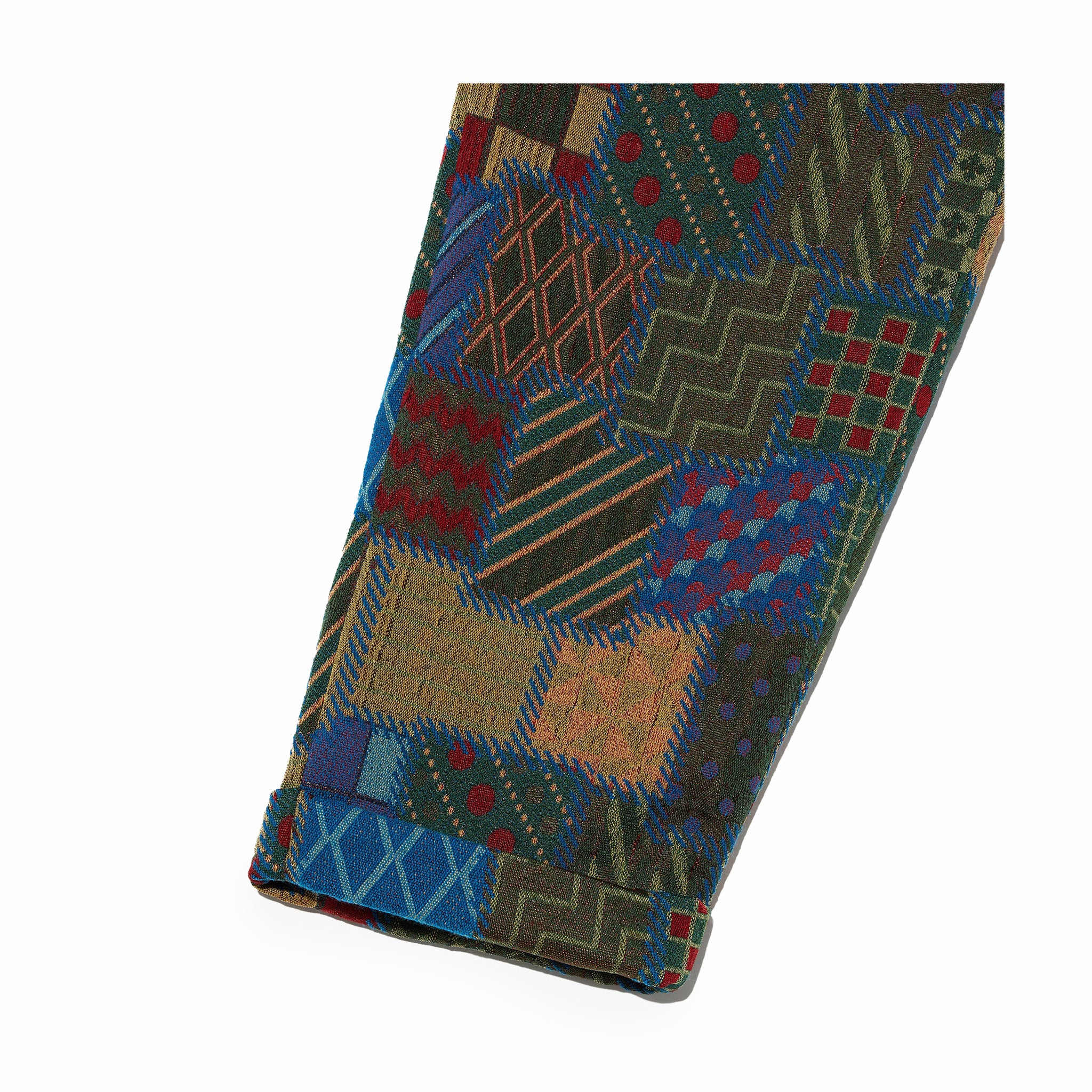 Engineered Garments Carlyle Pant - Multi Color Geometric PW Jq. (Multi) - Image 3