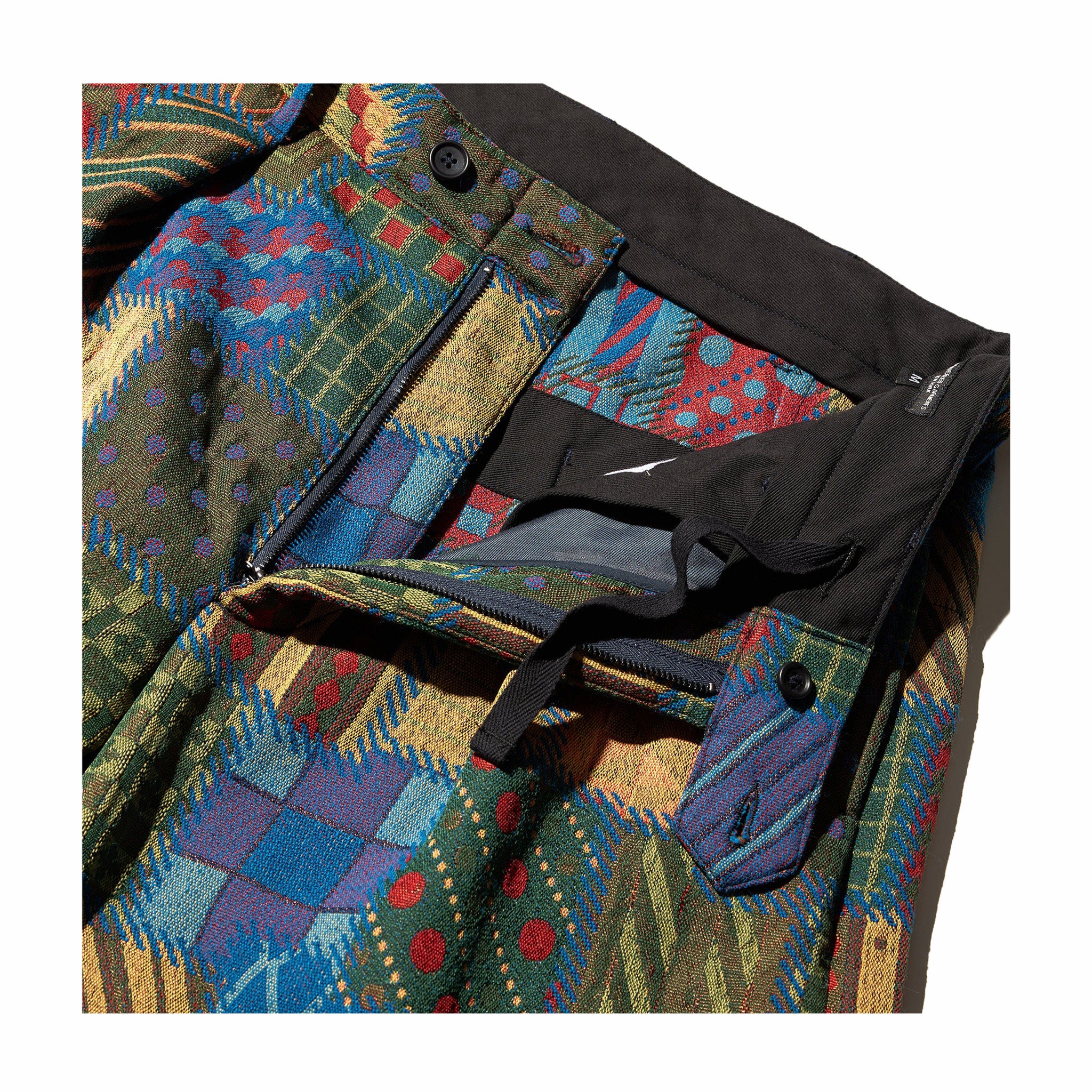 Engineered Garments Carlyle Pant - Multi Color Geometric PW Jq. (Multi) - Image 4