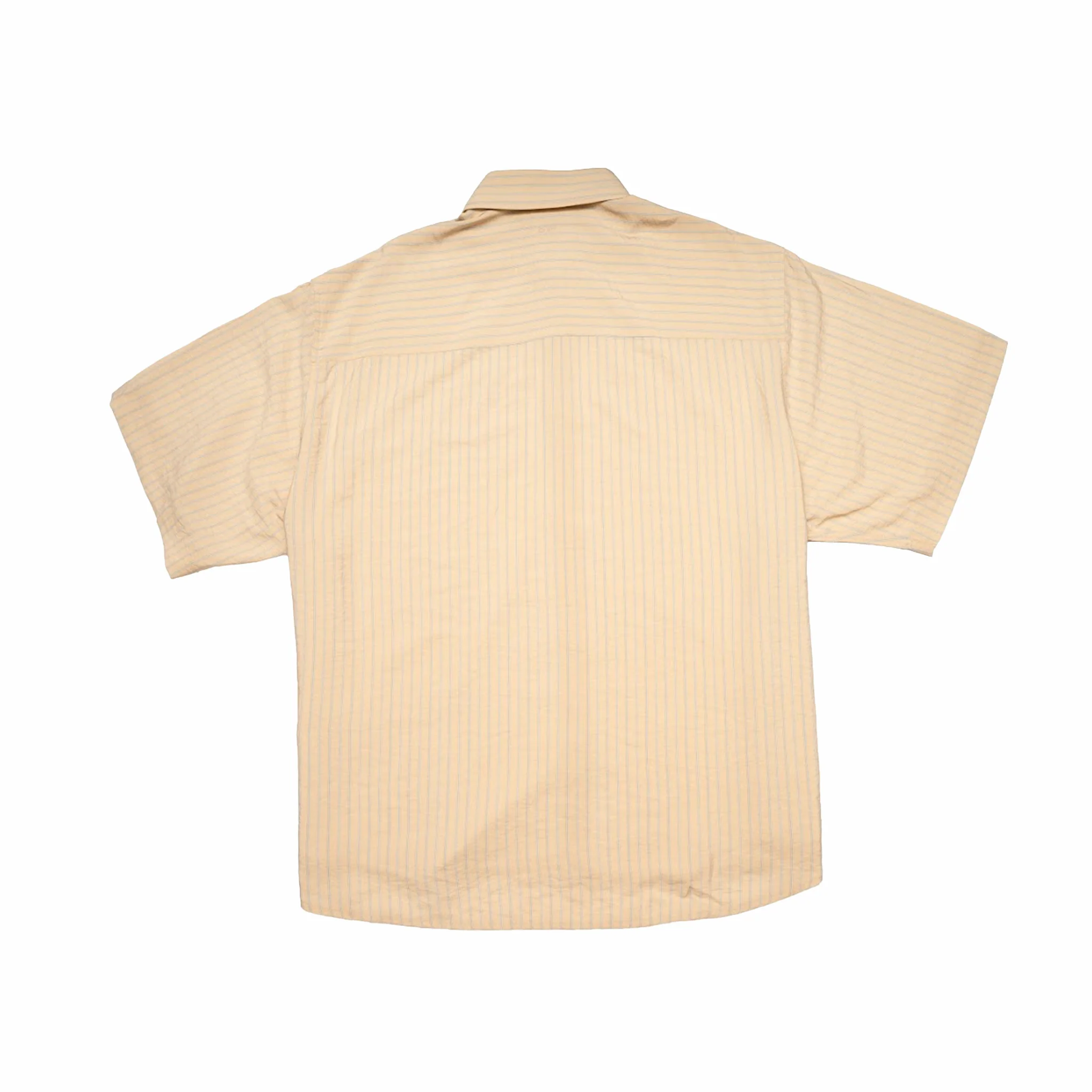 Estudio Niksen Shortsleeve Wide Striped Shirt (Beige) - Image 2