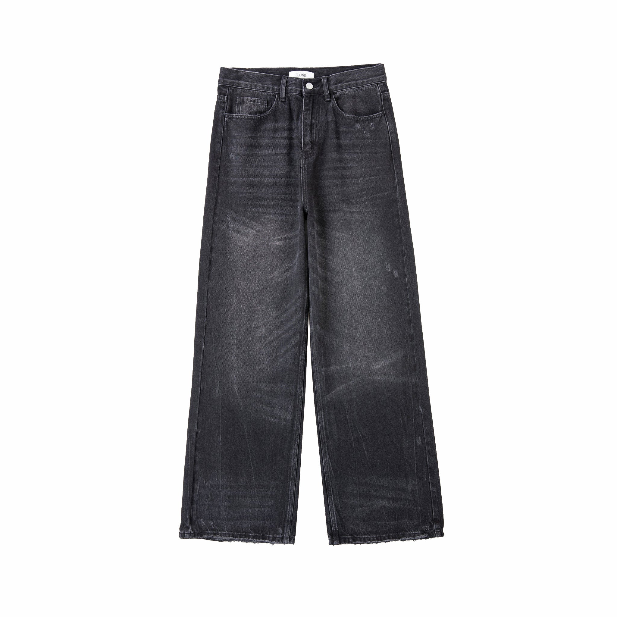 Found Lacy Baggy Jeans (Vintage Black)