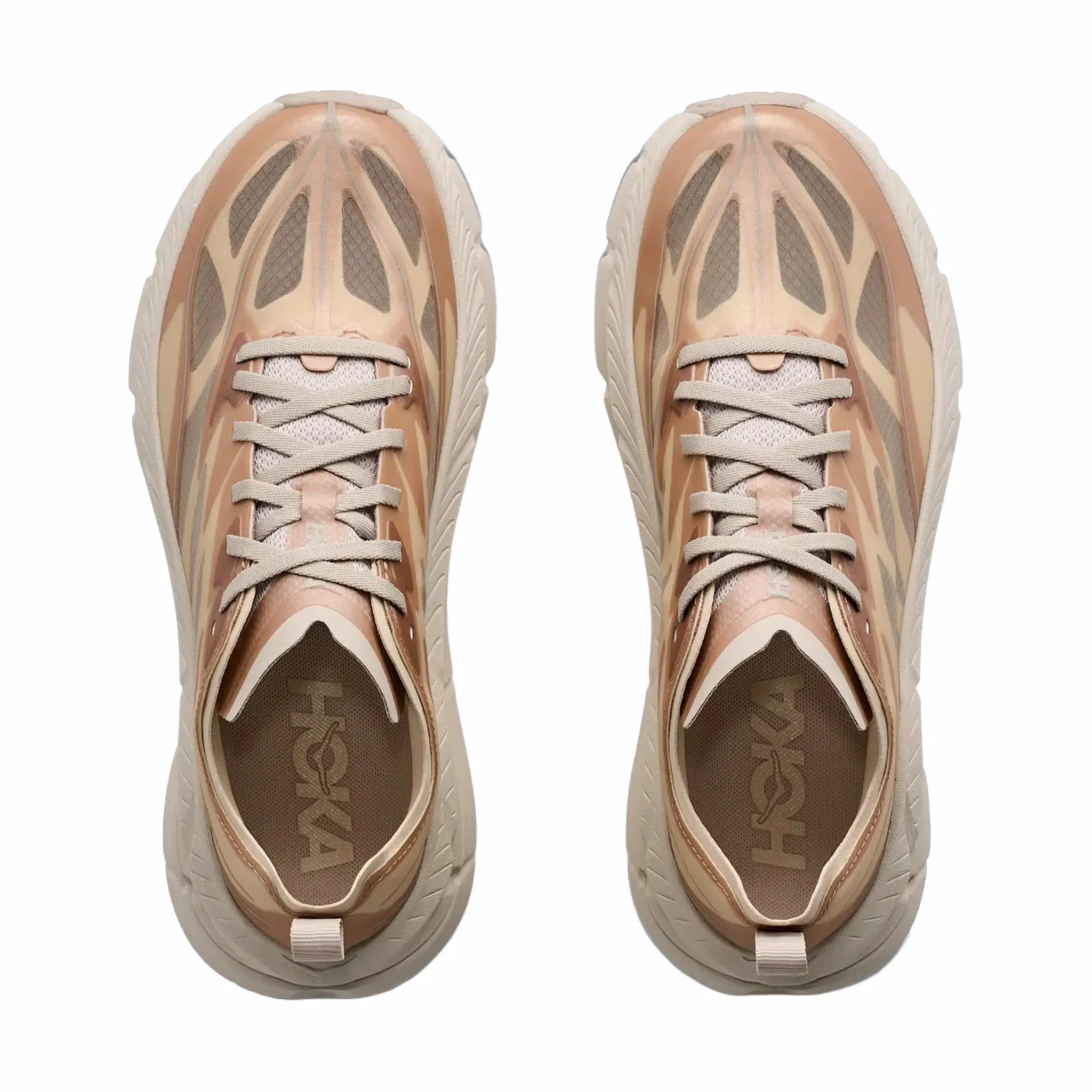 Hoka Men's Mafate Speed 4 Lite (Oat Milk/River Rock) - Image 3