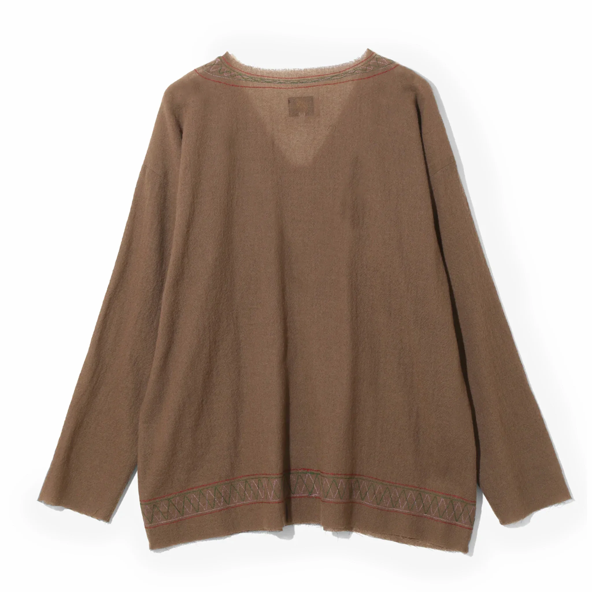 Needles Tunic Shirt - Wool Gauze (Beige) - Image 3