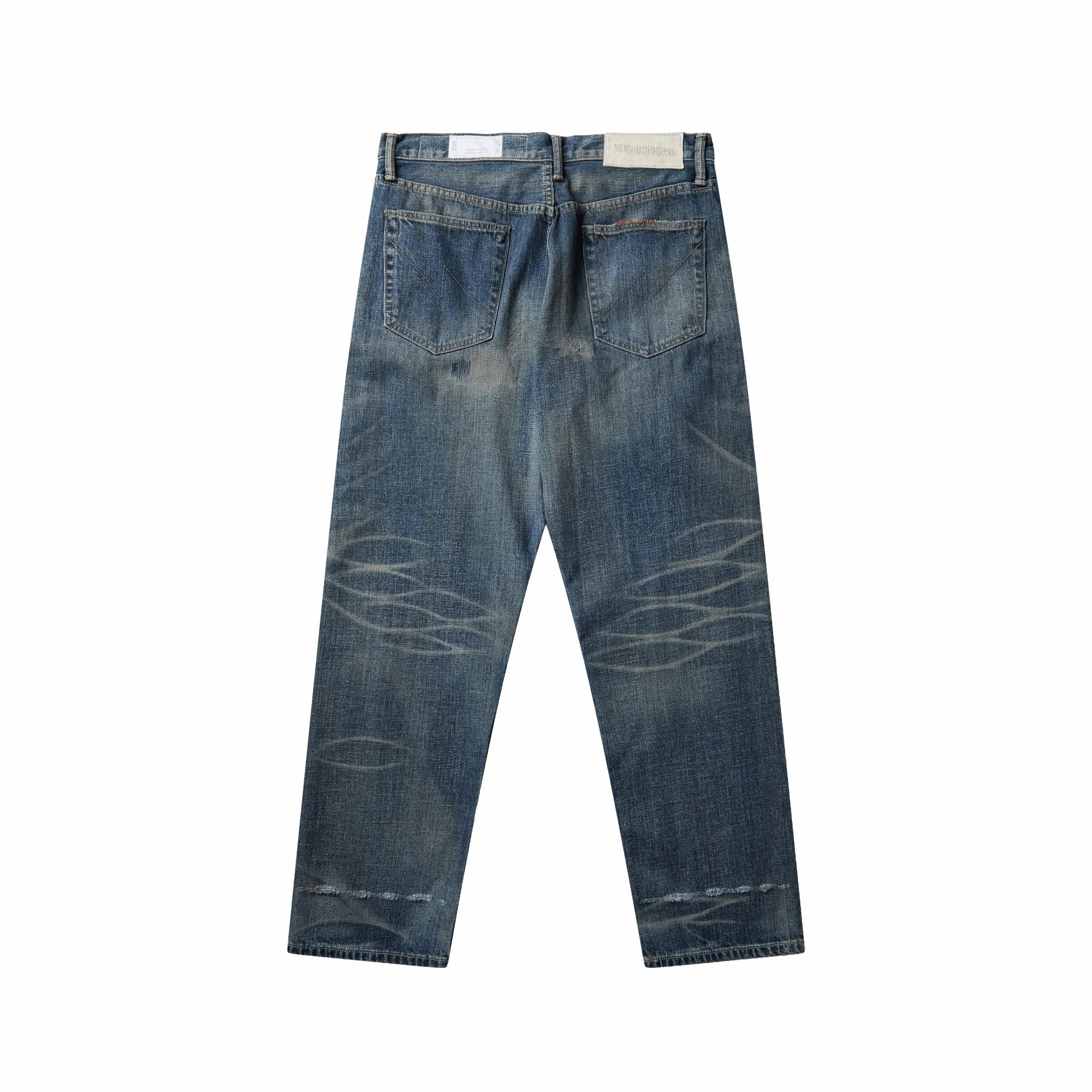 Neighborhood Savage Denim DP Basic Bead Embellished Pants (Indigo) - Image 2