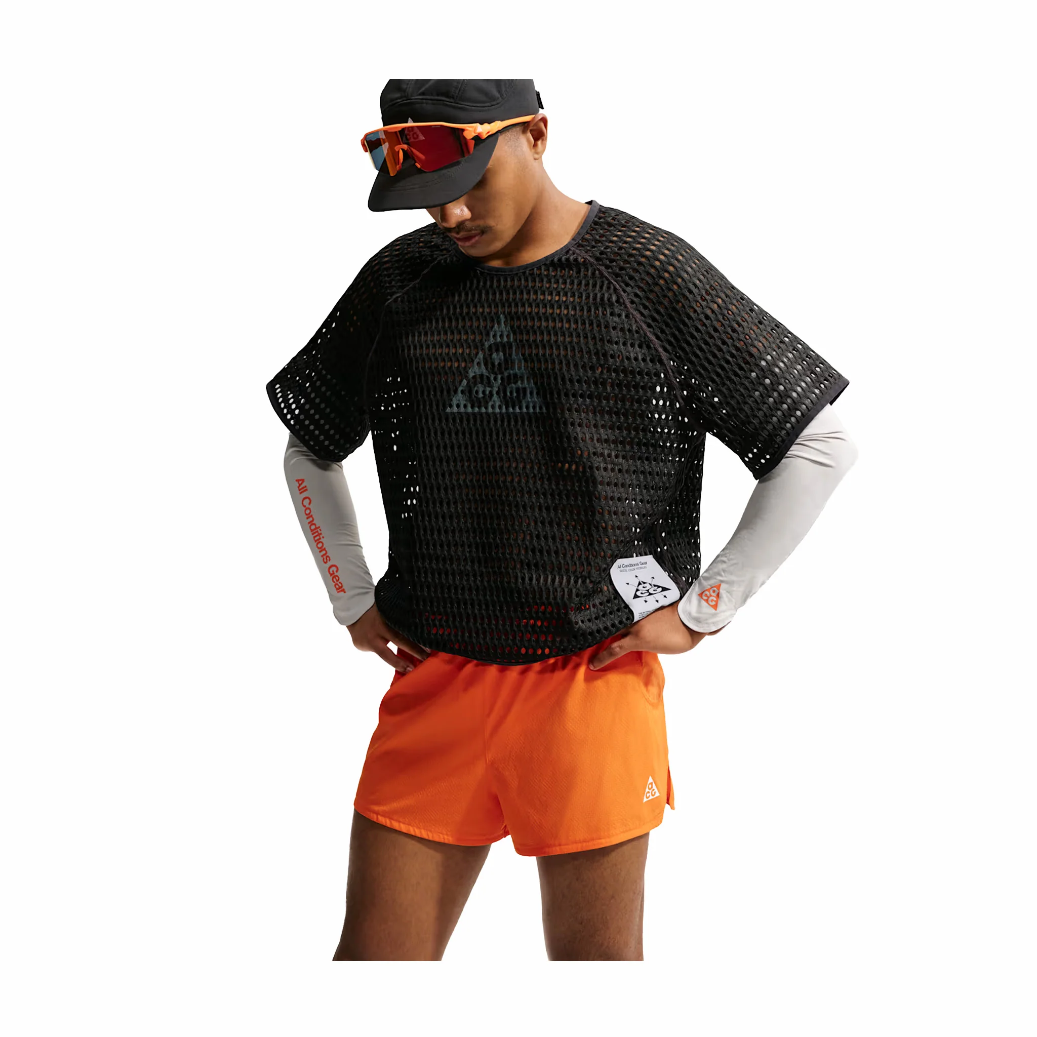 Nike Men's ACG Radical AirFlow Dri-FIT Trail Running Top (Anthracite/Cool Grey) - Image 2
