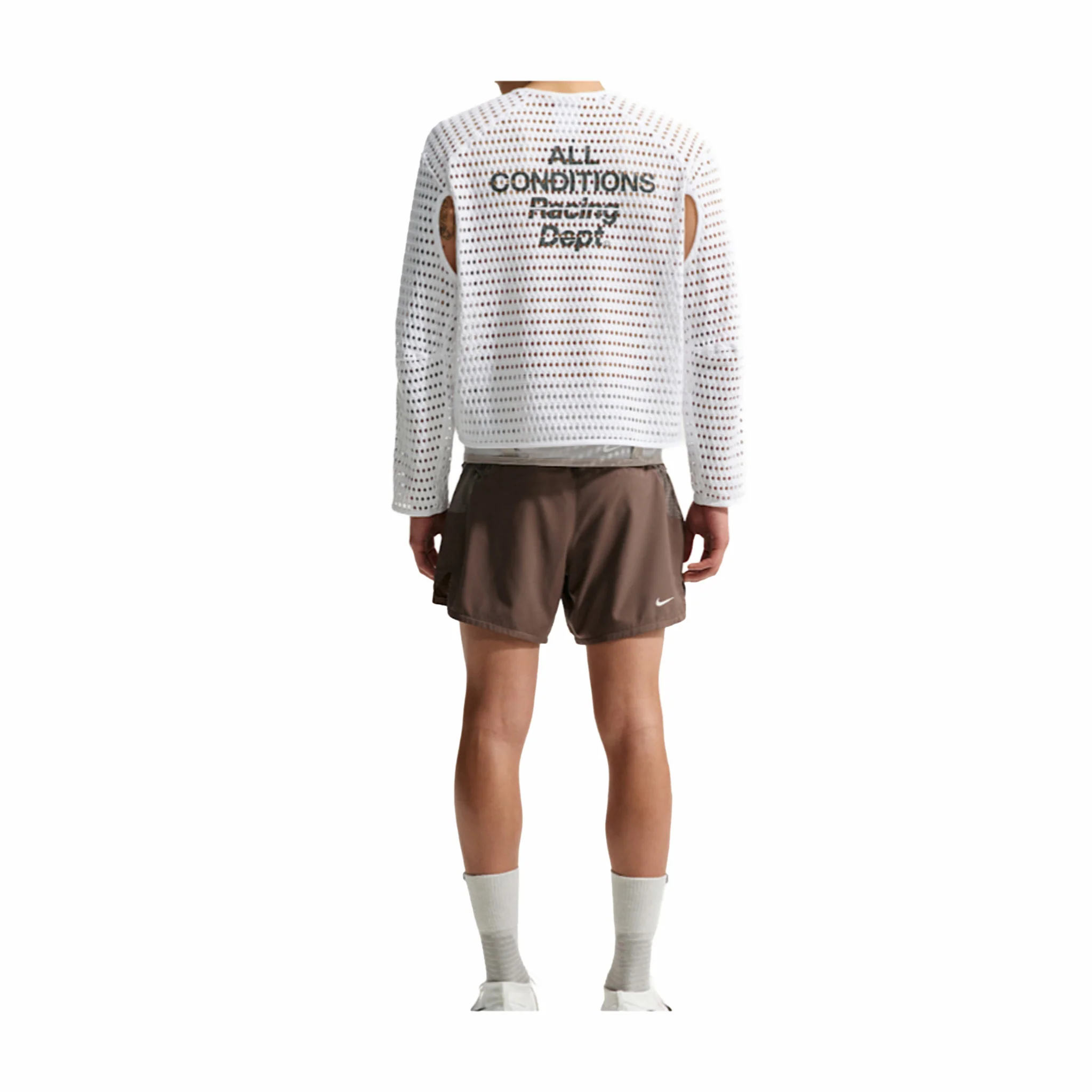 Nike Men's ACG Radical AirFlow NXT Dri-FIT Long-Sleeve Trail Running Top (White/Anthracite) - Image 2