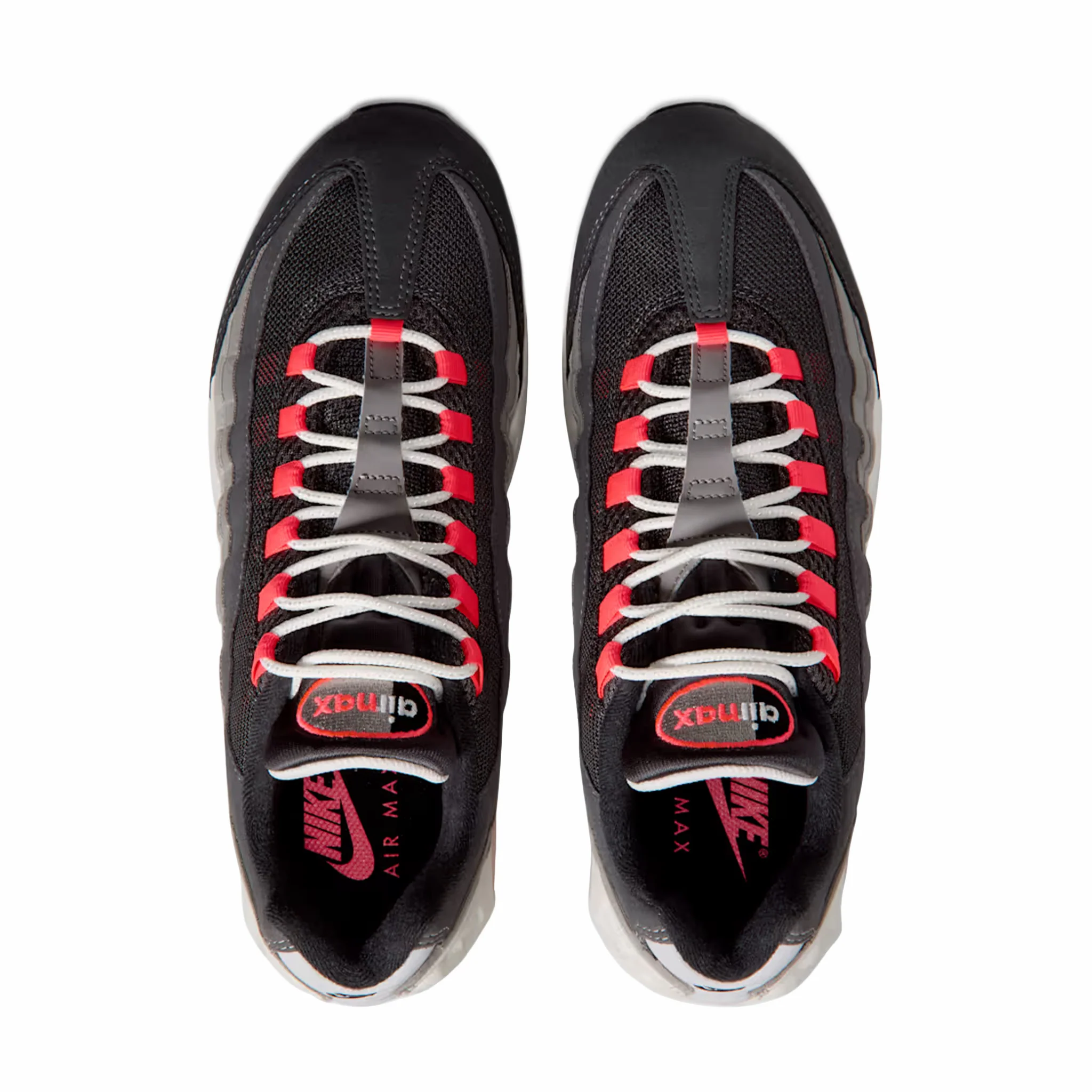 Nike Men's Air Max 95 Big Bubble "Solar Red" (Anthracite/Solar Red) - Image 3