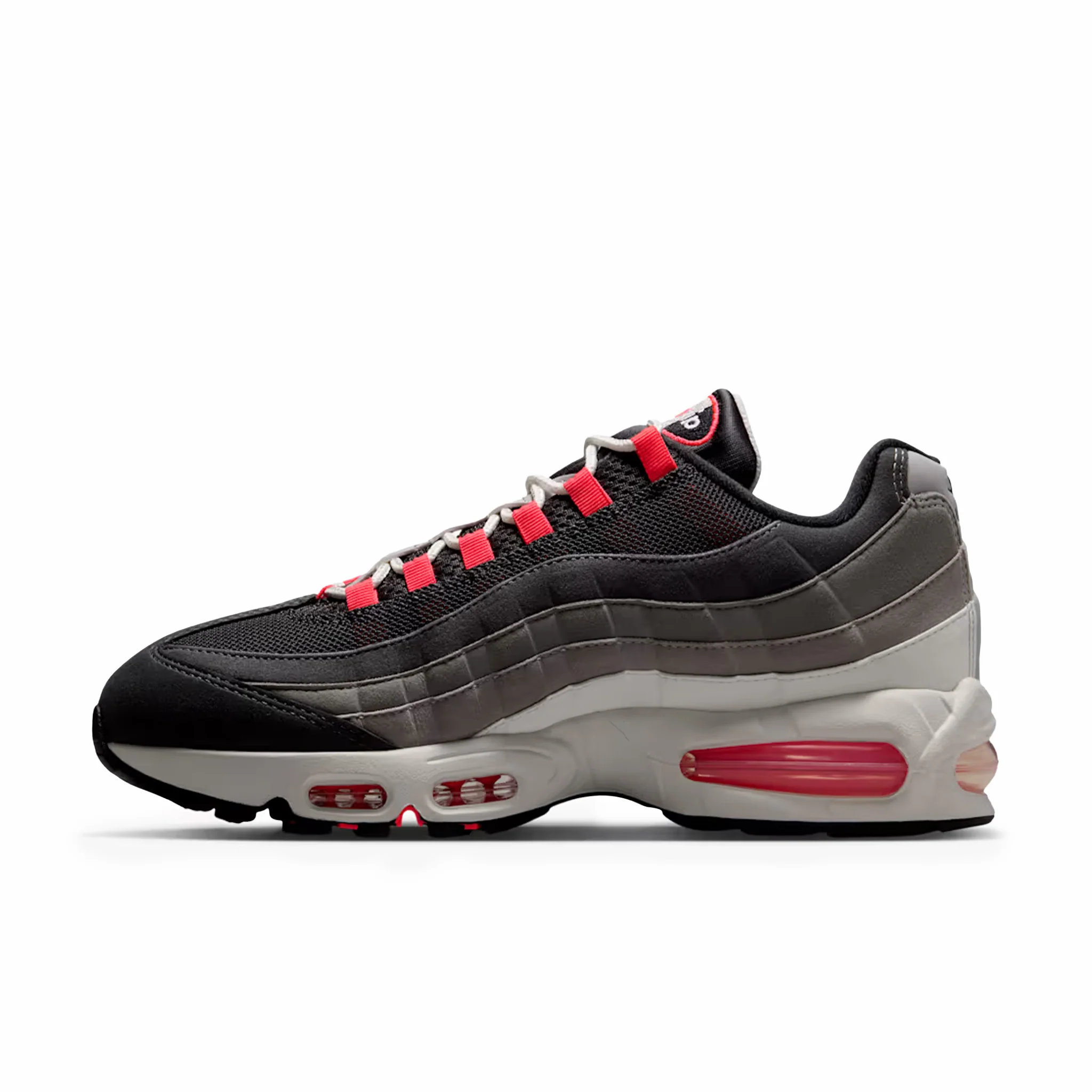 Nike Men's Air Max 95 Big Bubble "Solar Red" (Anthracite/Solar Red) - Image 4