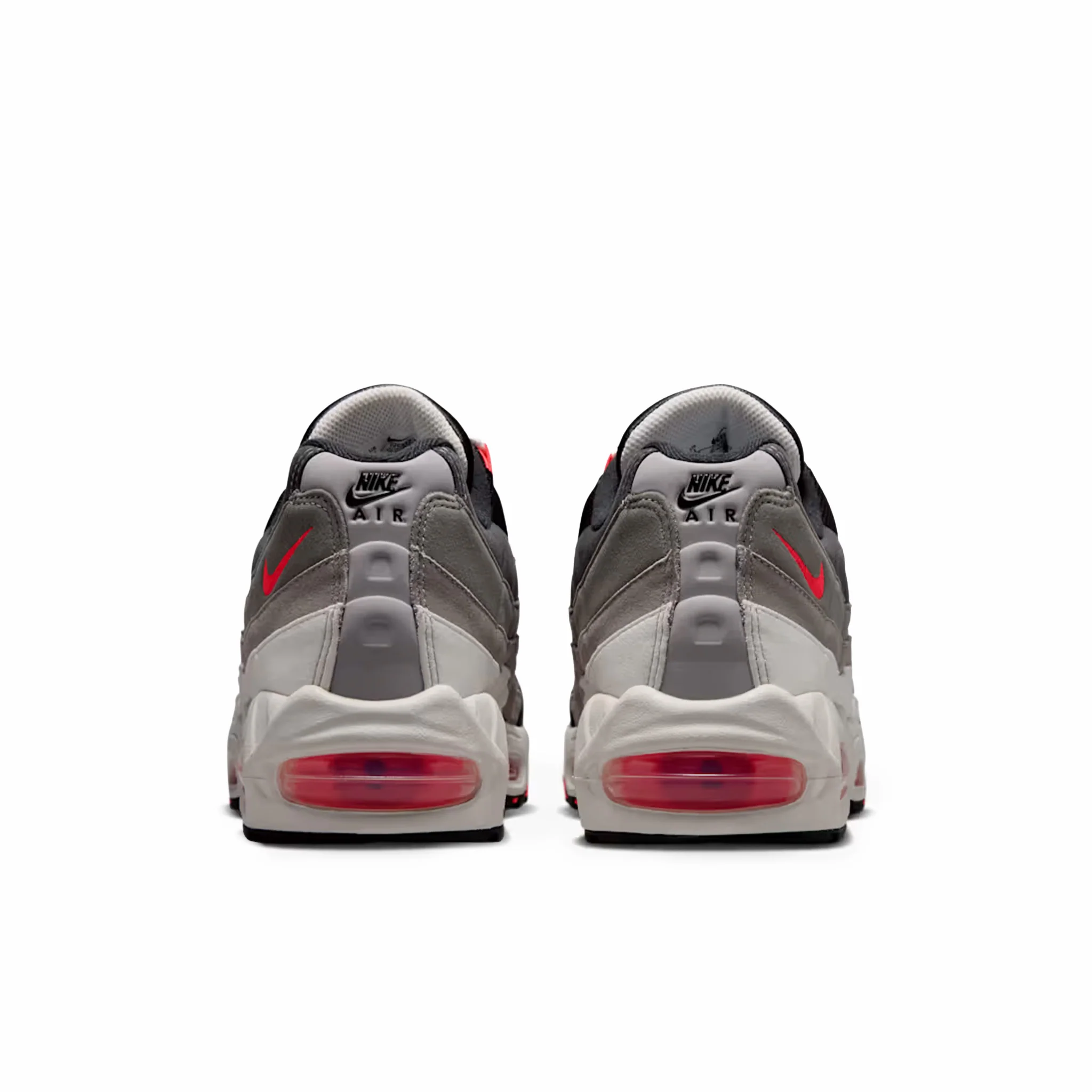 Nike Men's Air Max 95 Big Bubble "Solar Red" (Anthracite/Solar Red) - Image 5