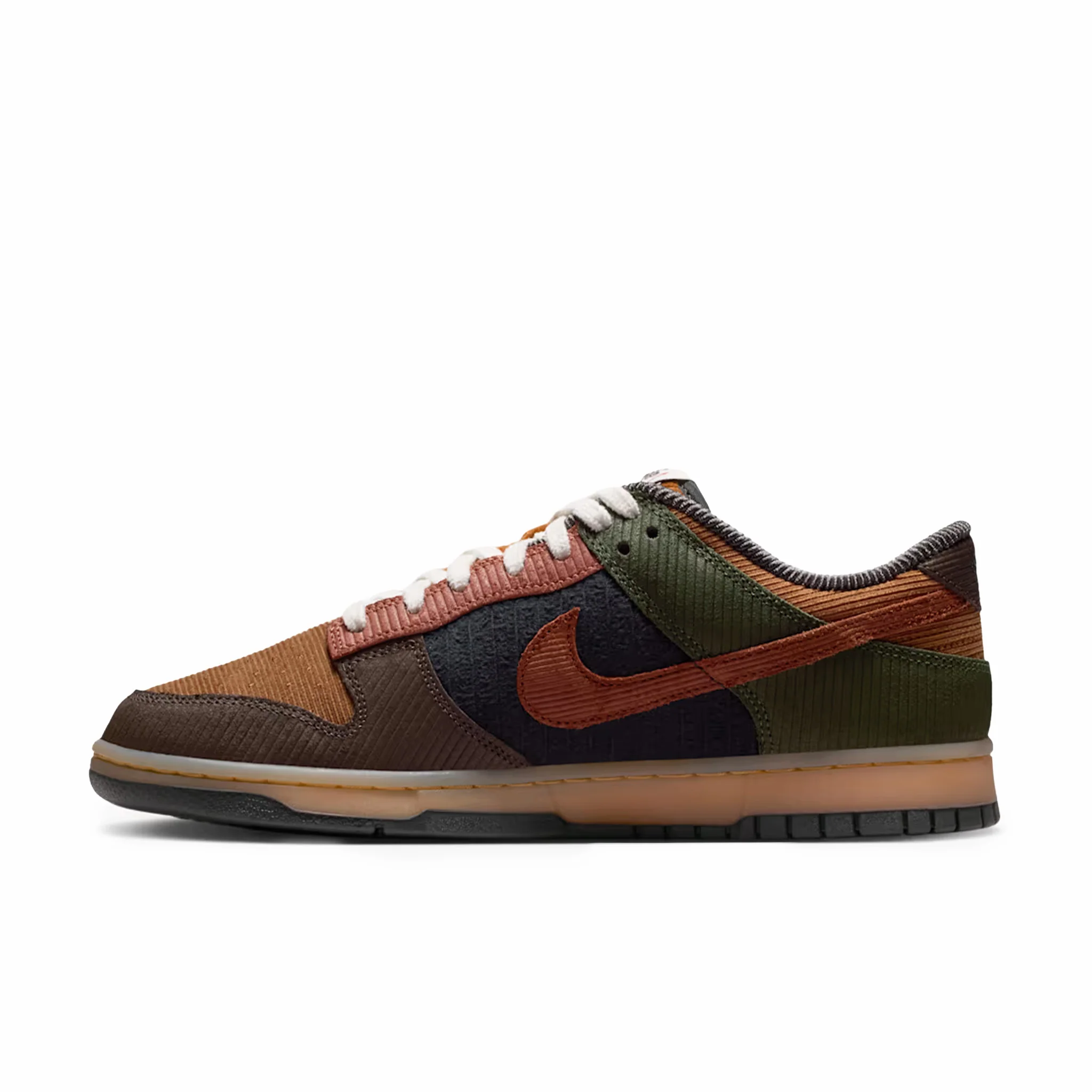 Nike Men's Dunk Low Retro PRM (Light British Tan/Cinnamon) - Image 4