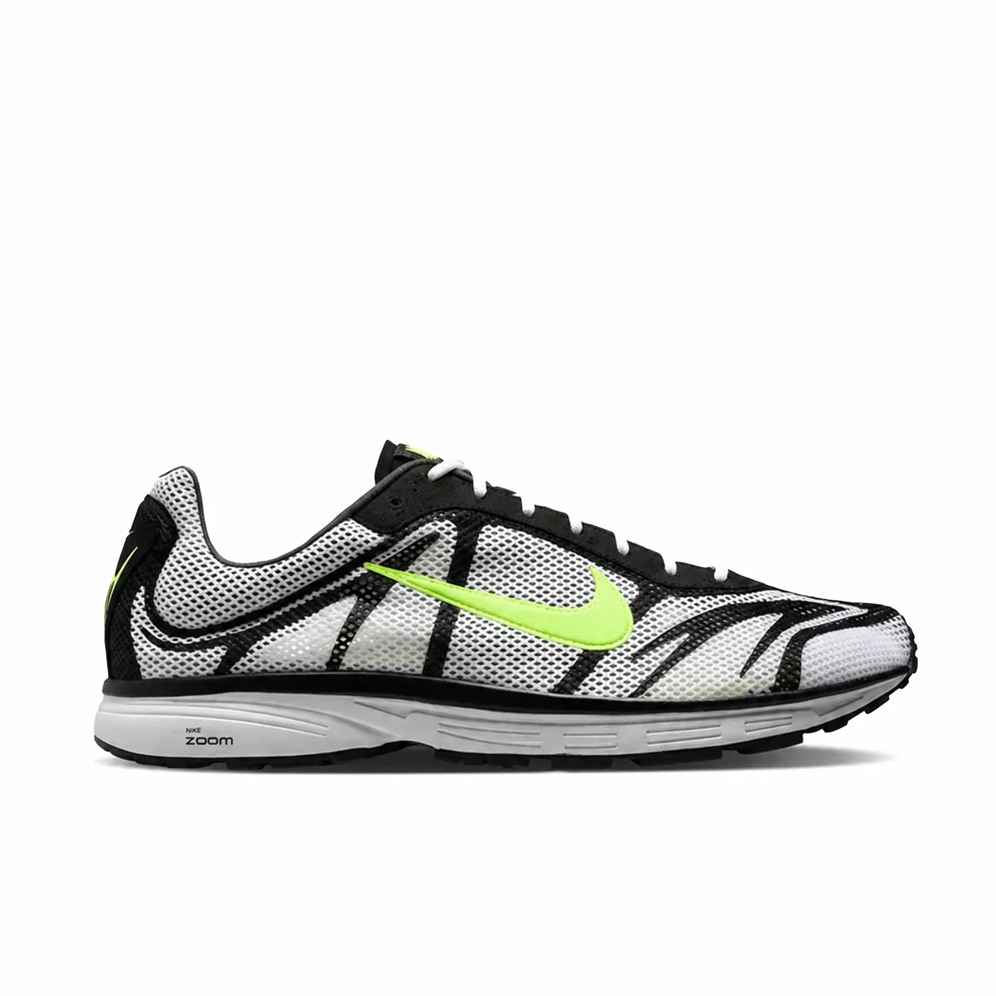 Nike Men's Zoom Streak 3 (White/Volt-Flat Pewter-Black)