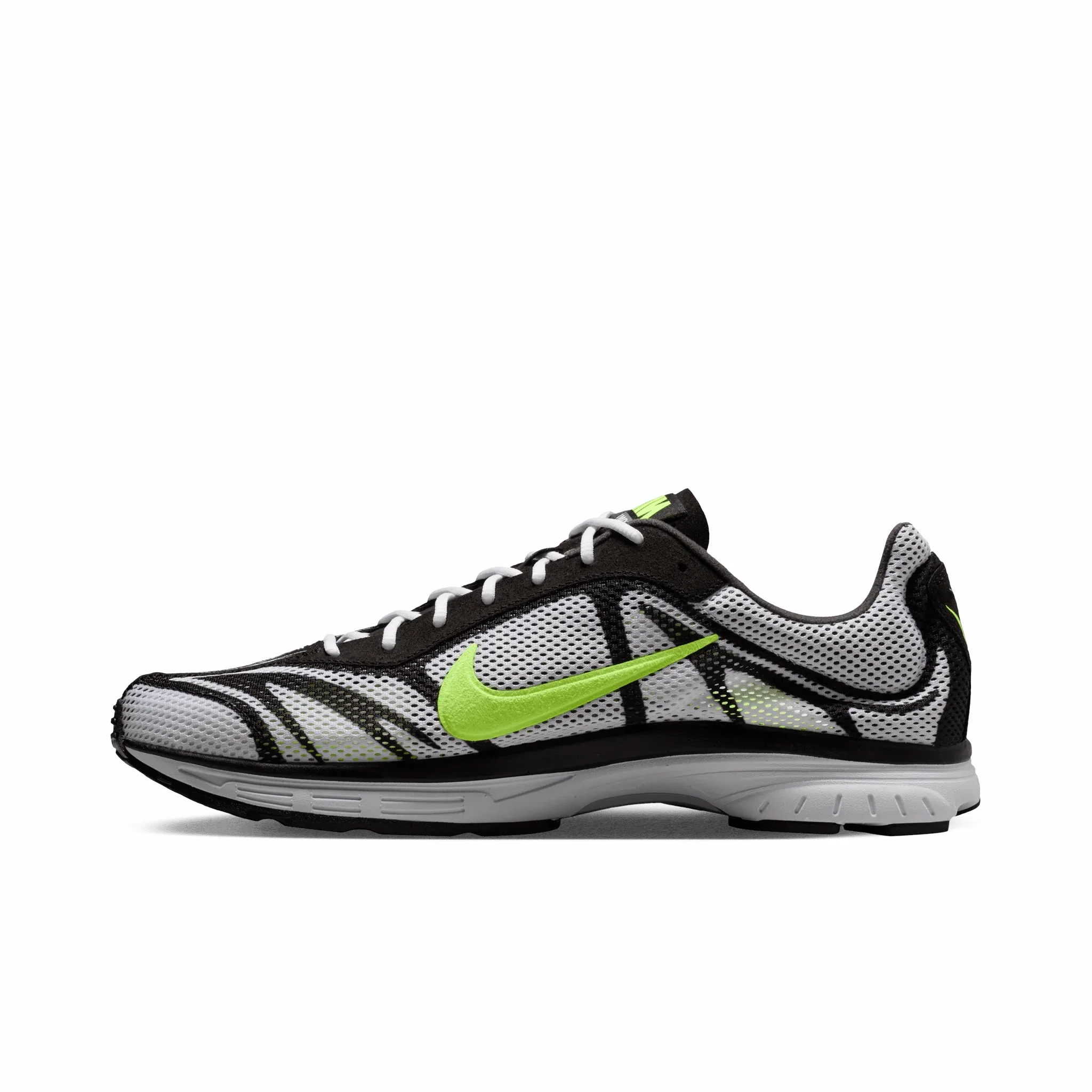 Nike Men's Zoom Streak 3 (White/Volt-Flat Pewter-Black) - Image 4