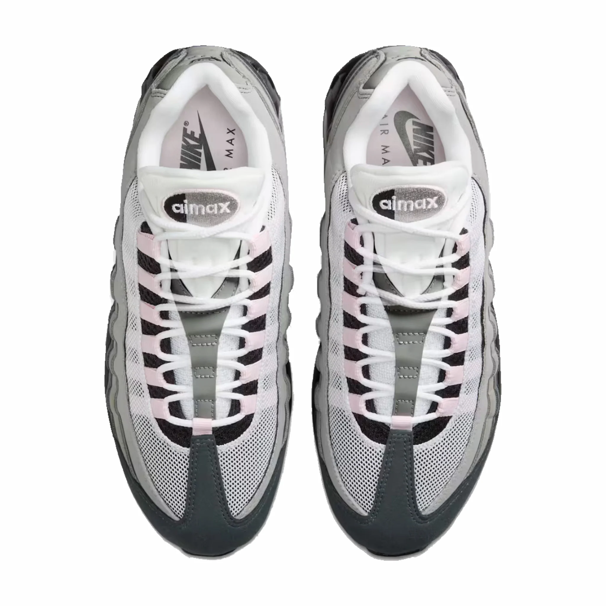 Nike Women's Air Max 95 “Pink Foam” (Black/Pink Foam-White-Reflective Silver) - Image 4
