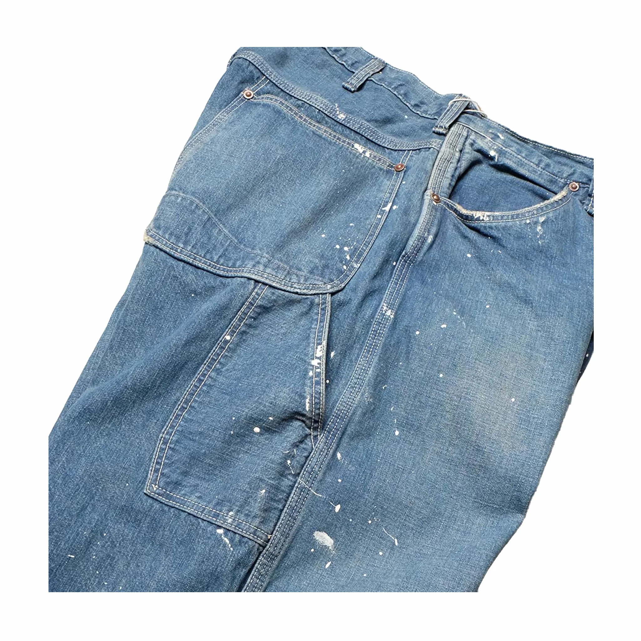 Orslow Denim Painter Pant - Paint (Used Wash) - Image 4
