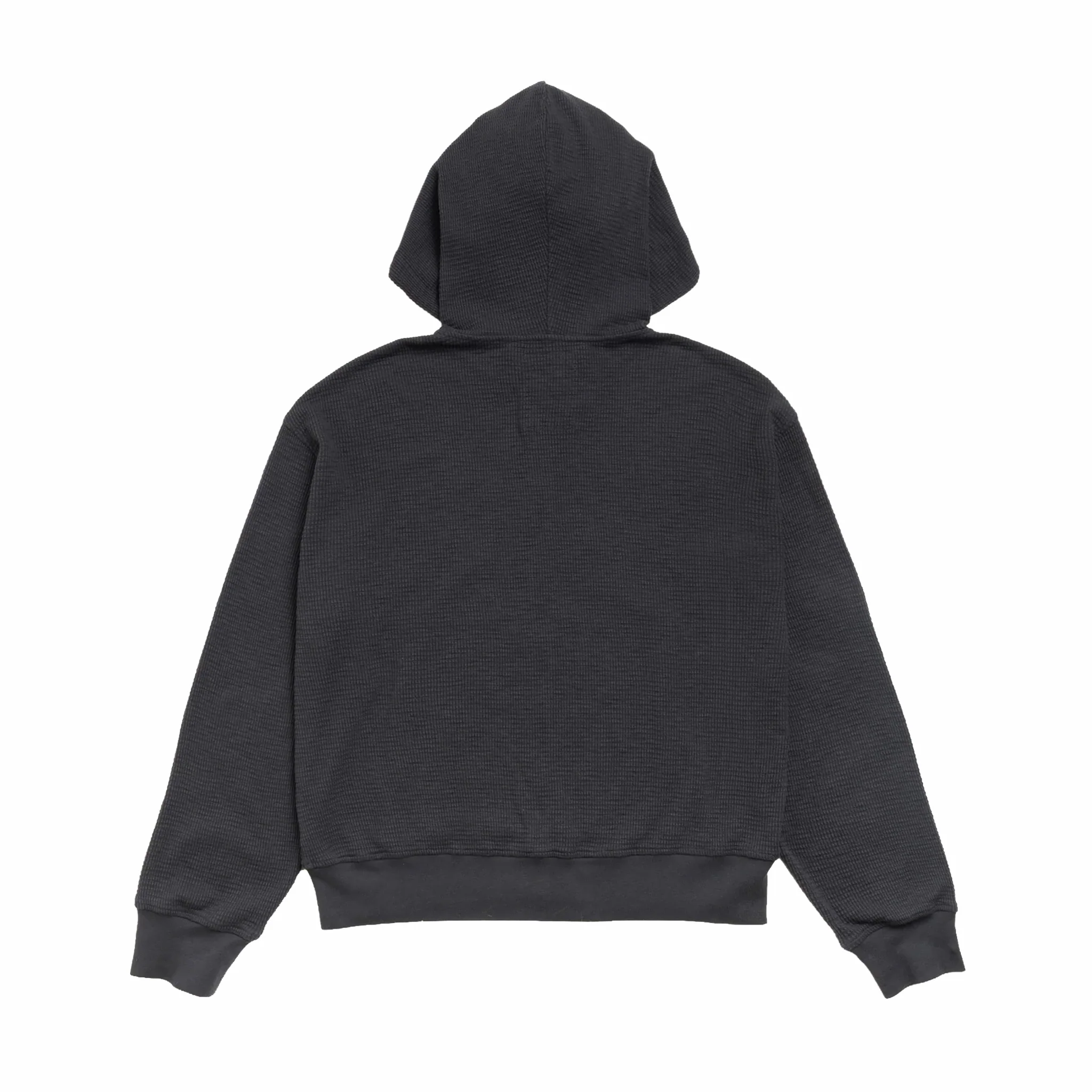 Stüssy Lightweight Thermal Hoodie (Faded Black) - Image 2